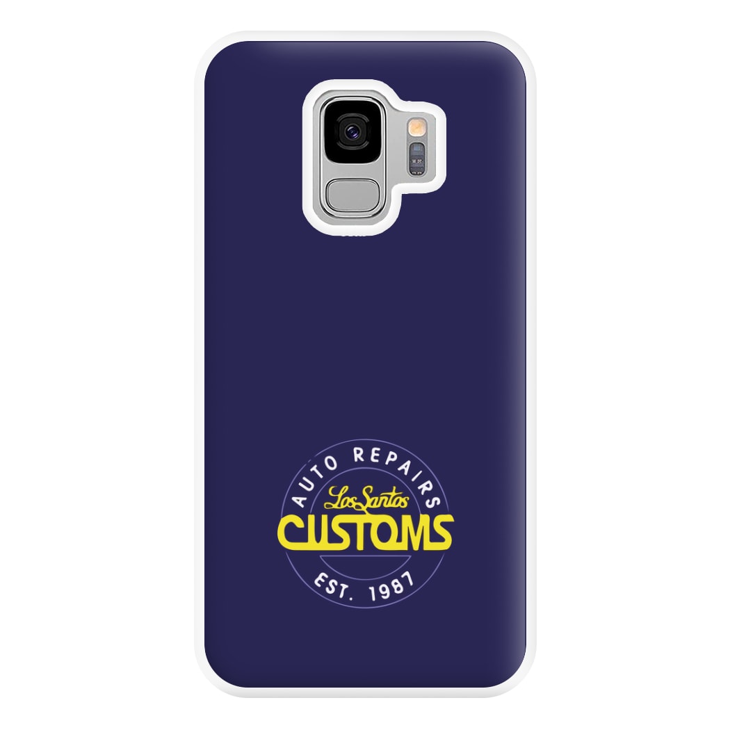 Los Santos Customs - Video Game Phone Case for Galaxy S9 Plus