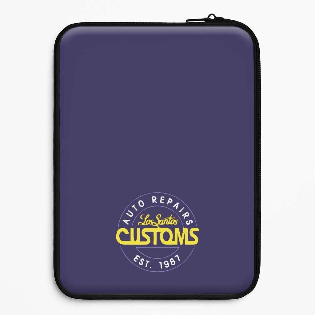 Los Santos Customs - Video Game Laptop Sleeve