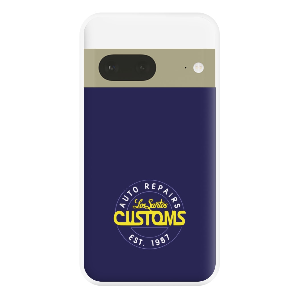 Los Santos Customs - Video Game Phone Case for Google Pixel 7a