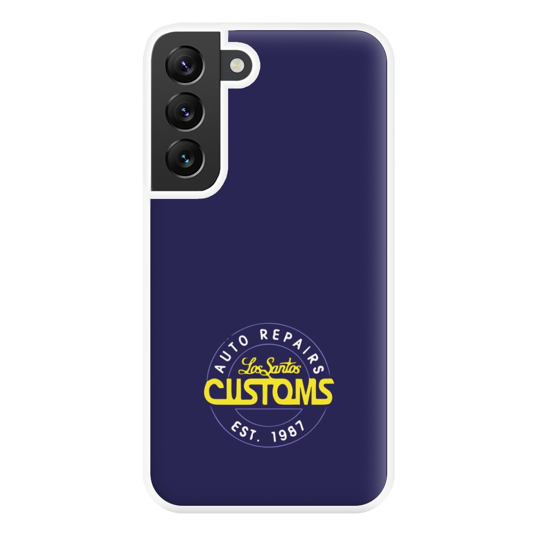 Los Santos Customs - Video Game Phone Case for Galaxy S22 Plus