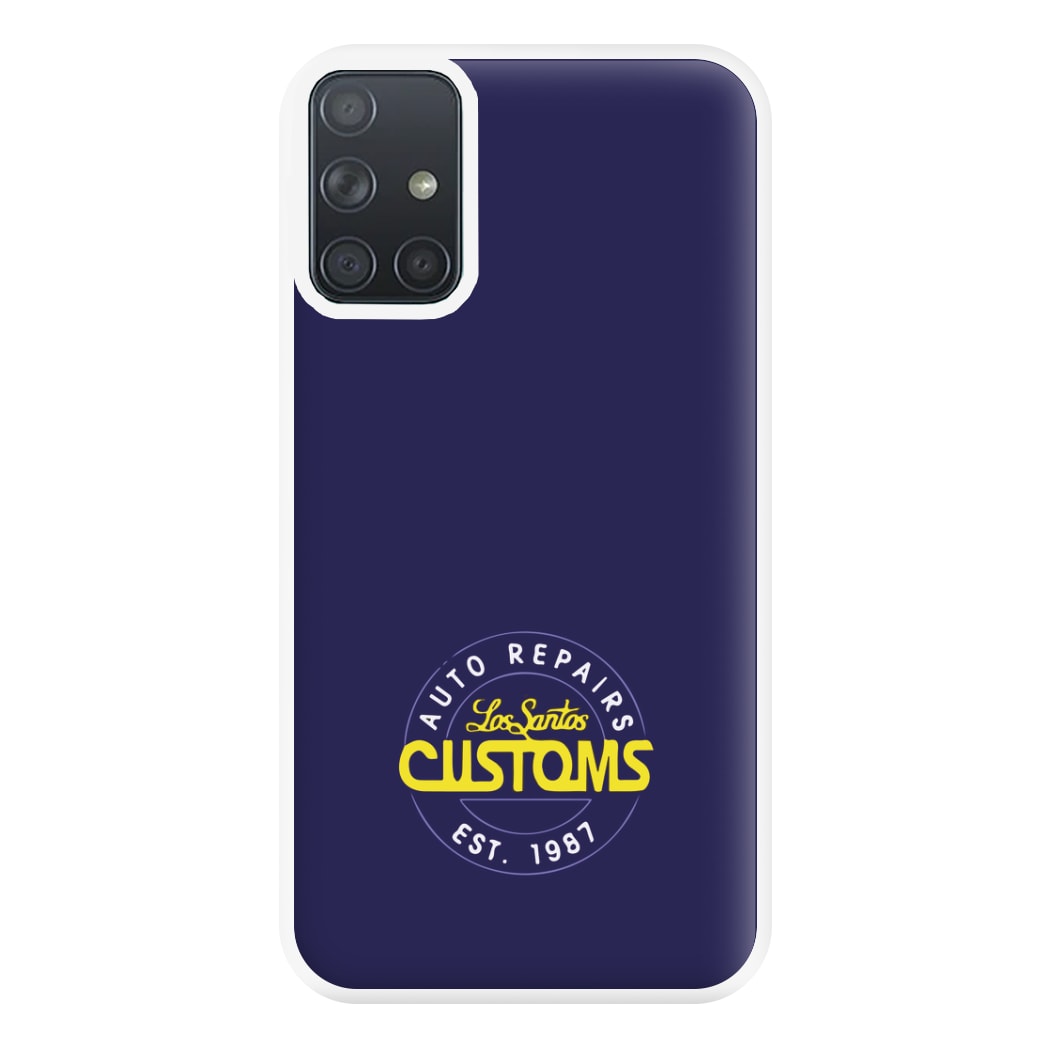 Los Santos Customs - Video Game Phone Case for Galaxy A71