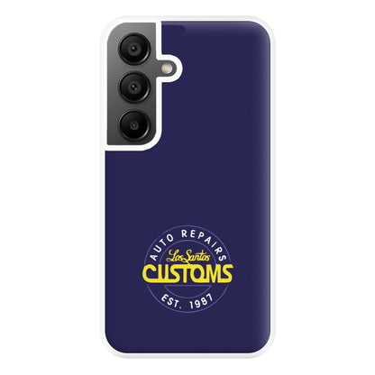 Los Santos Customs - Video Game Phone Case for Galaxy A55