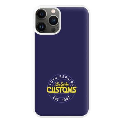 Los Santos Customs - Video Game Phone Case for iPhone 13 Pro Max