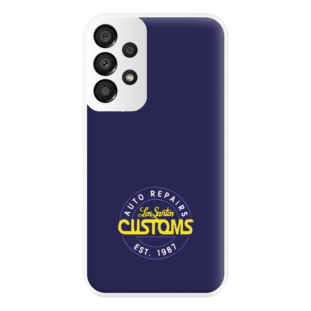 Los Santos Customs - Video Game Phone Case for Galaxy A33