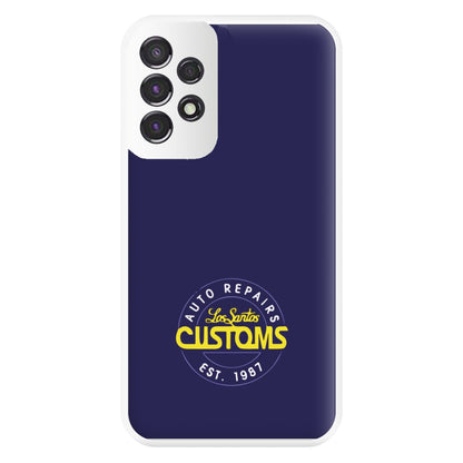 Los Santos Customs - Video Game Phone Case for Galaxy A53