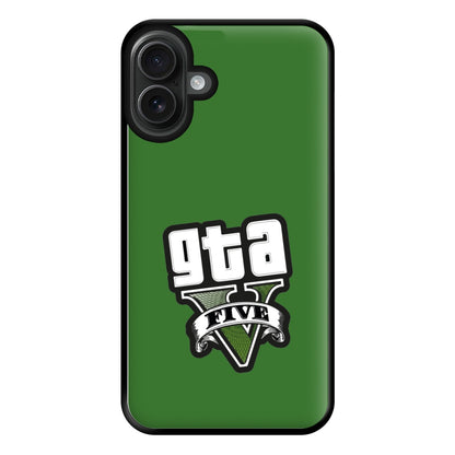 Green Five - Video Game Phone Case for iPhone 16 Plus