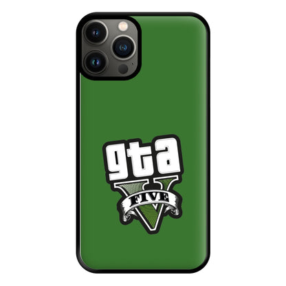 Green Five - Video Game Phone Case for iPhone 13 Pro Max