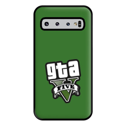 Green Five - Video Game Phone Case for Galaxy S10 Plus