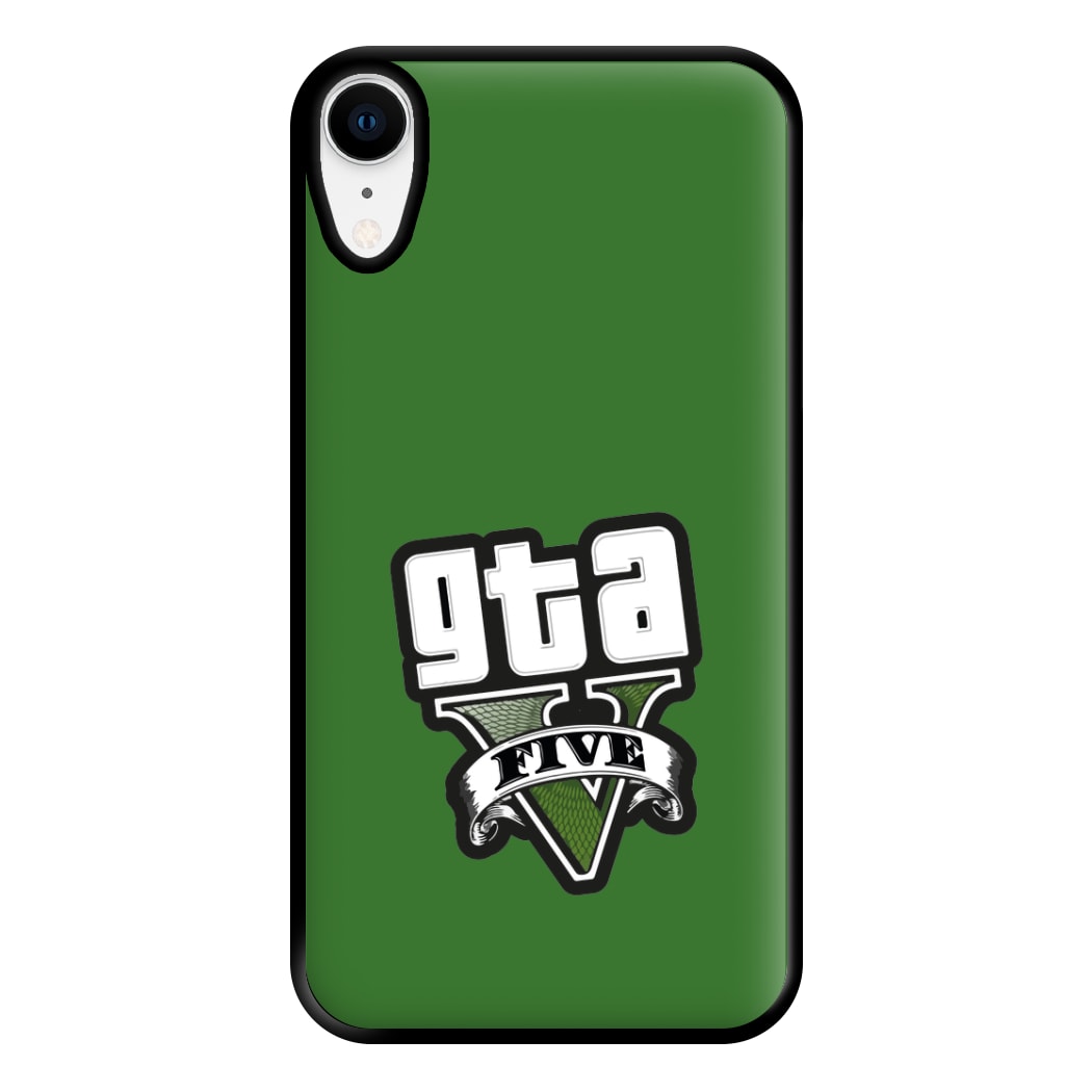 Green Five - Video Game Phone Case for iPhone XR