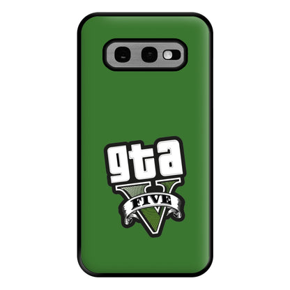 Green Five - Video Game Phone Case for Galaxy S10e