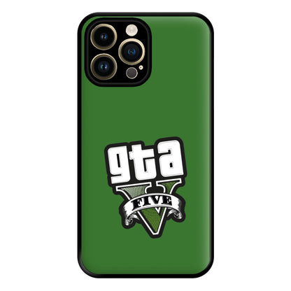 Green Five - Video Game Phone Case for iPhone 14 Pro Max