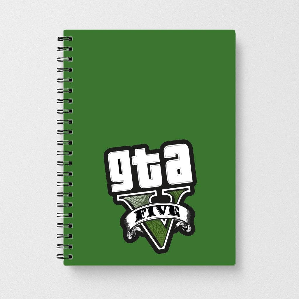 Green Five - Video Game Notebook