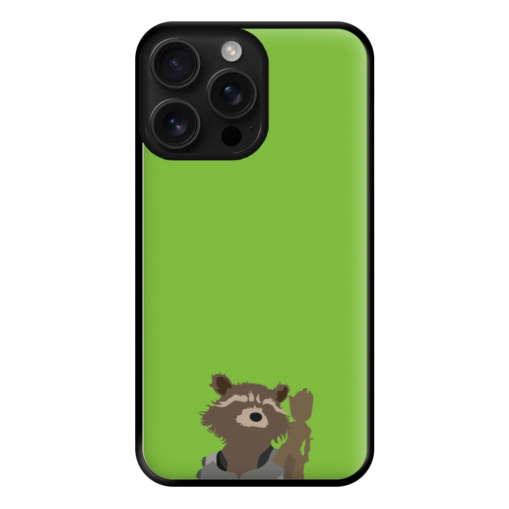 Rocket Raccoon And Groot - GOTG Phone Case