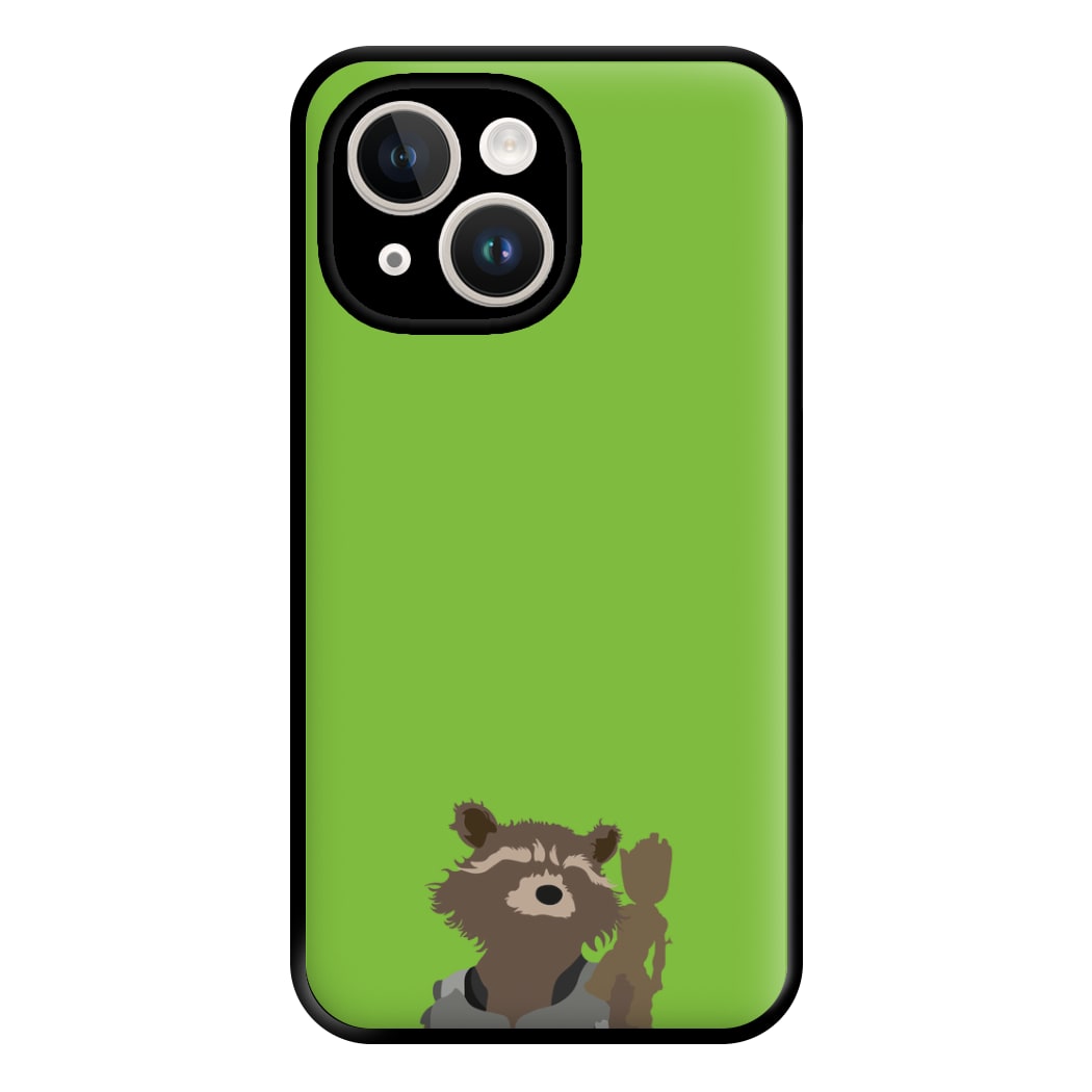 Rocket Raccoon And Groot - GOTG Phone Case for iPhone 14 Plus