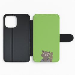Rocket Raccoon And Groot - GOTG Flip Phone Case