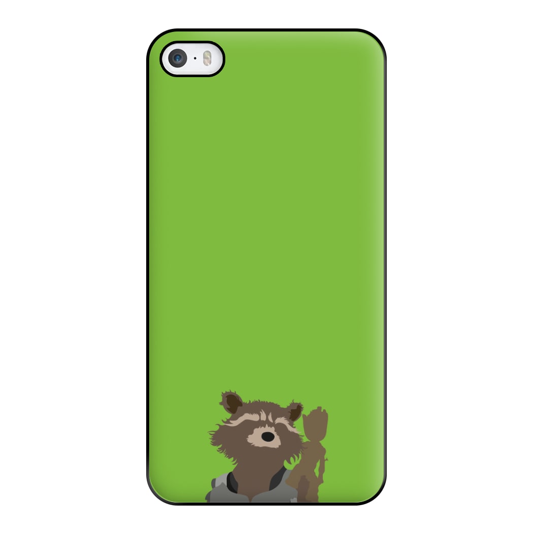 Rocket Raccoon And Groot - GOTG Phone Case for iPhone 5 / 5s / SE 2016