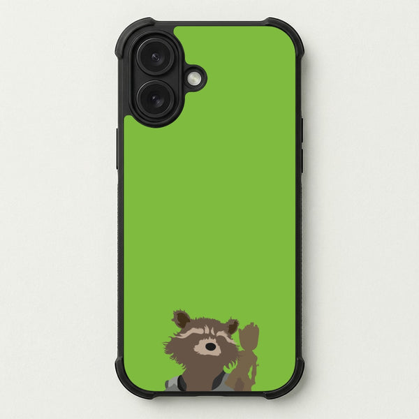 Rocket Raccoon And Groot - GOTG Phone Case — Bumper case