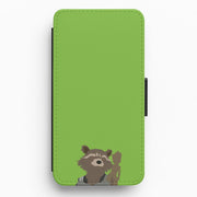 Rocket Raccoon And Groot - GOTG Flip / Wallet Phone Case 1