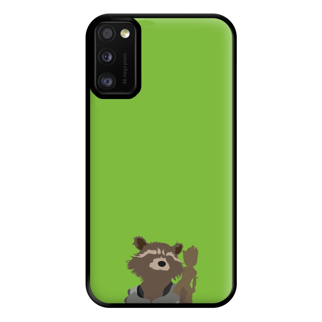 Rocket Raccoon And Groot - GOTG Phone Case for Galaxy A41