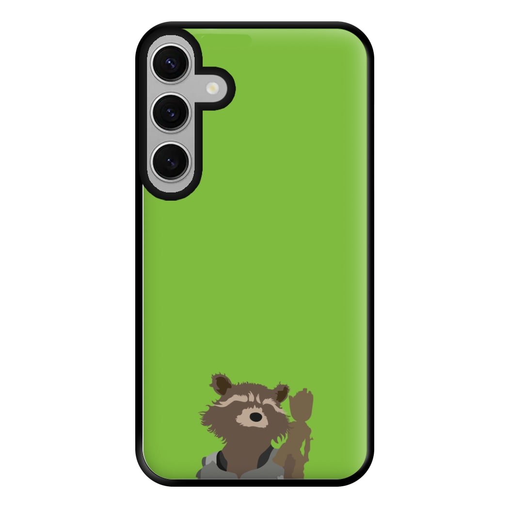 Rocket Raccoon And Groot - GOTG Phone Case for Galaxy S24FE