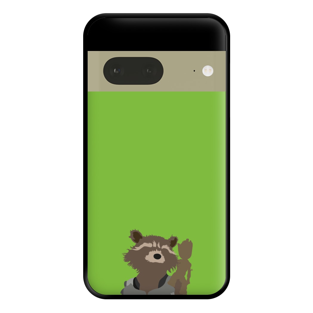 Rocket Raccoon And Groot - GOTG Phone Case for Google Pixel 7a