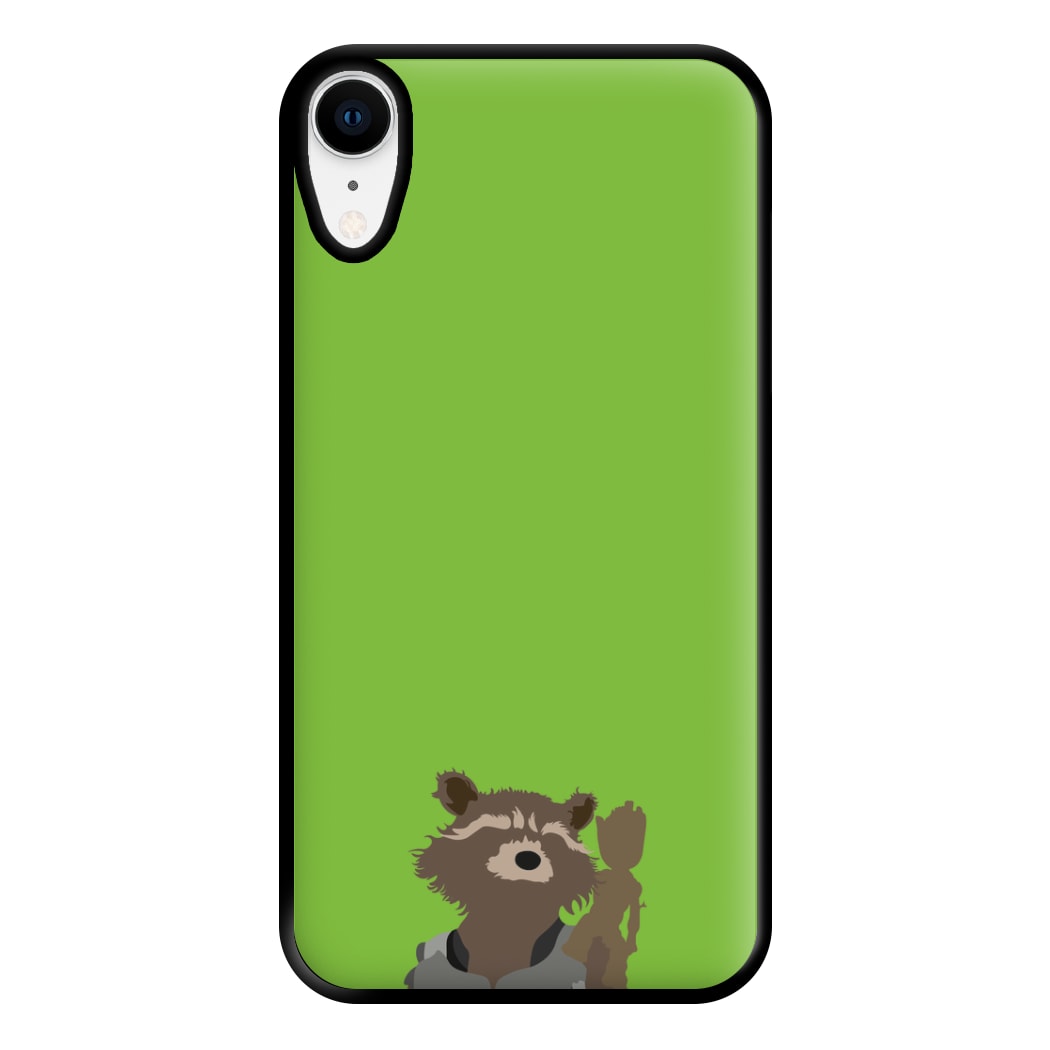 Rocket Raccoon And Groot - GOTG Phone Case for iPhone XR