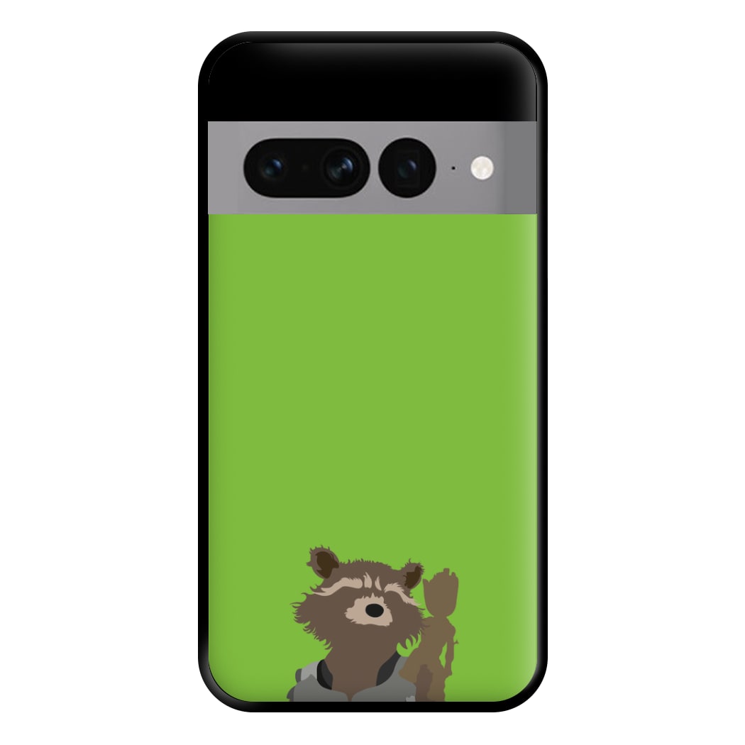 Rocket Raccoon And Groot - GOTG Phone Case for Google Pixel 7 Pro