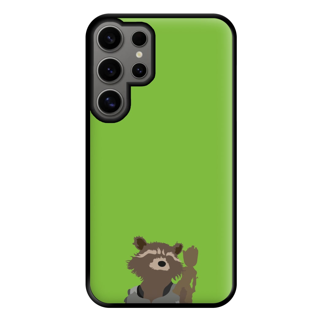 Rocket Raccoon And Groot - GOTG Phone Case for Galaxy S24 Ultra