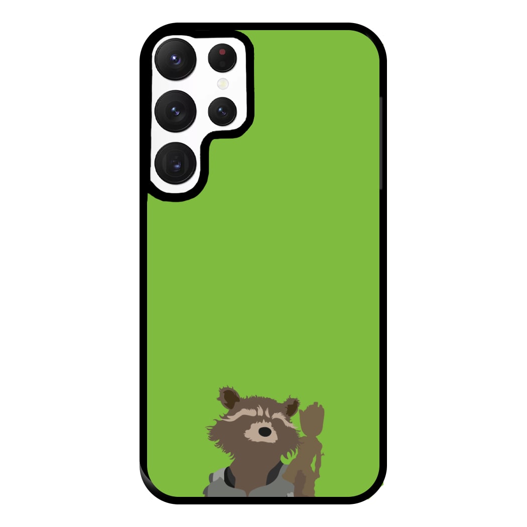 Rocket Raccoon And Groot - GOTG Phone Case for Galaxy S22 Ultra