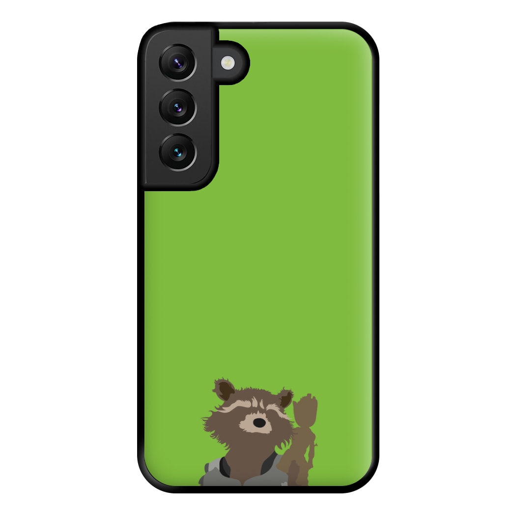 Rocket Raccoon And Groot - GOTG Phone Case for Galaxy S22 Plus