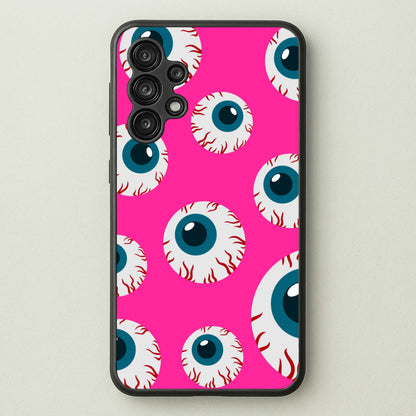 Spooky Eye Pattern Phone Case for Galaxy A13 - HAL-002-A13