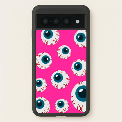 Spooky Eye Pattern Phone Case for Google Pixel 7 Pro - HAL-002-GP7Pro