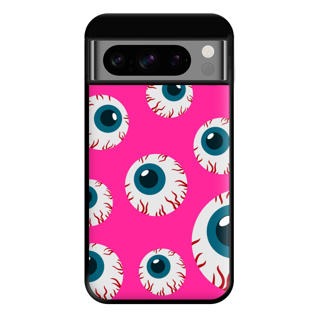 Spooky Eye Pattern Phone Case for Google Pixel 8 Pro