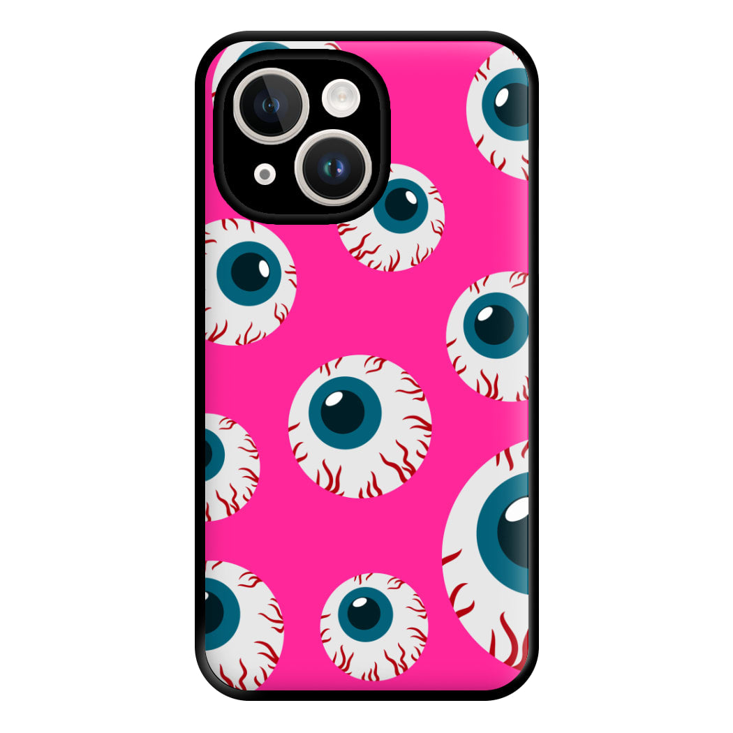 Spooky Eye Pattern Phone Case for iPhone 14 Plus