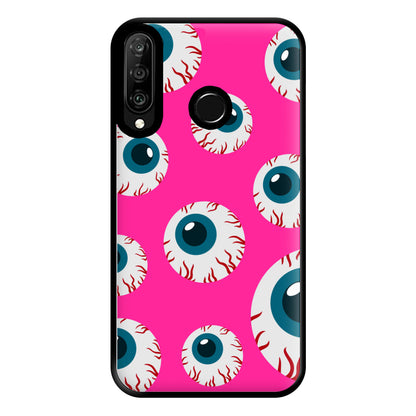 Spooky Eye Pattern Phone Case for Huawei P30 Lite