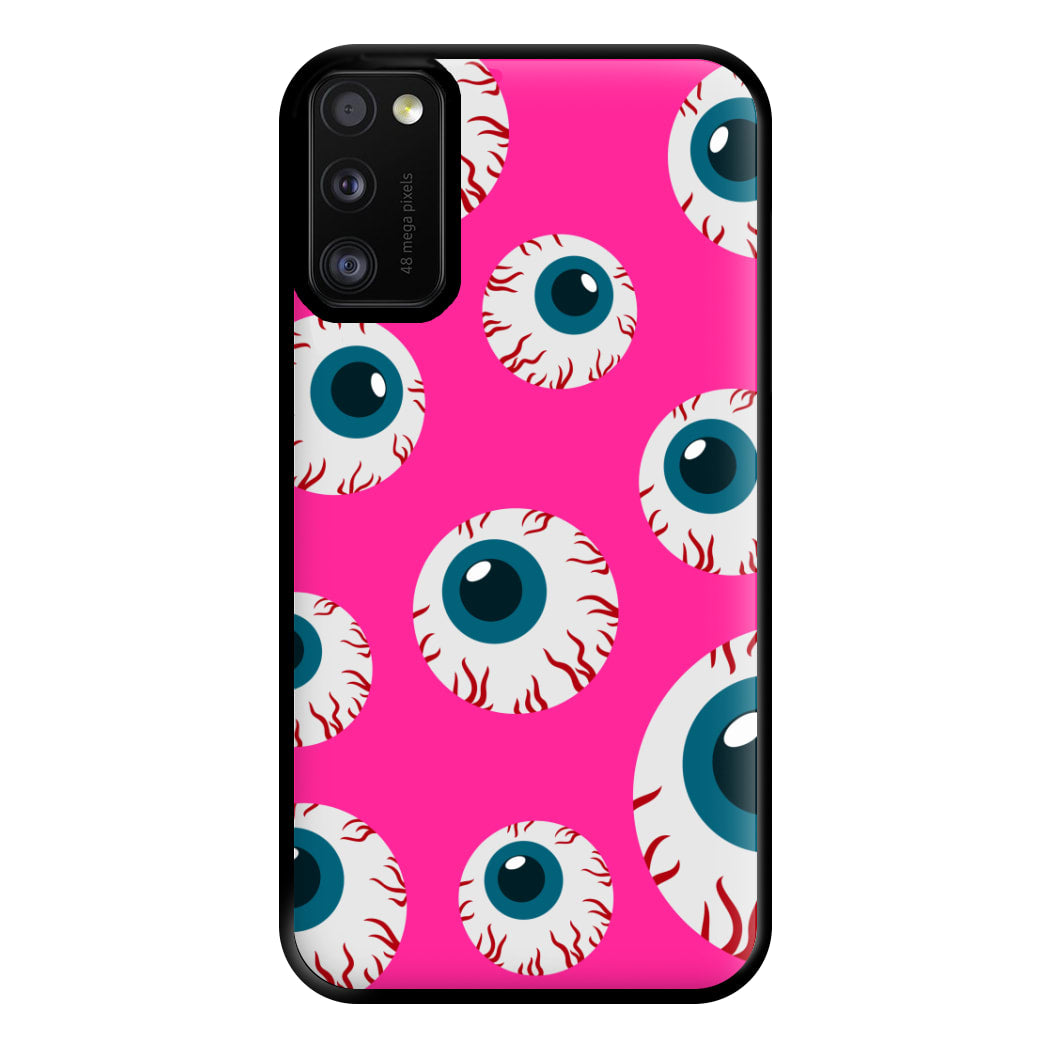 Spooky Eye Pattern Phone Case for Galaxy A41