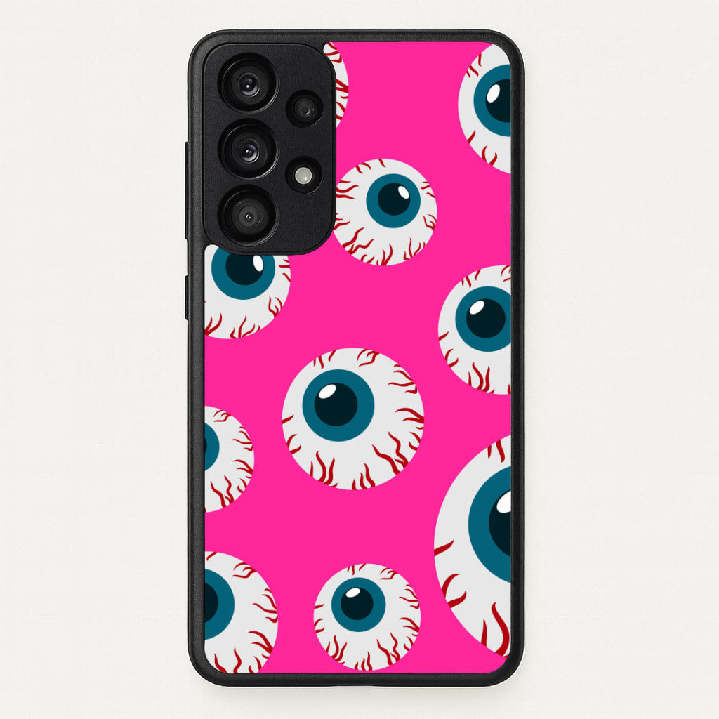 Spooky Eye Pattern Phone Case for Galaxy A53 - HAL-002-A53