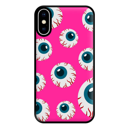 Spooky Eye Pattern Phone Case for iPhone XS Max