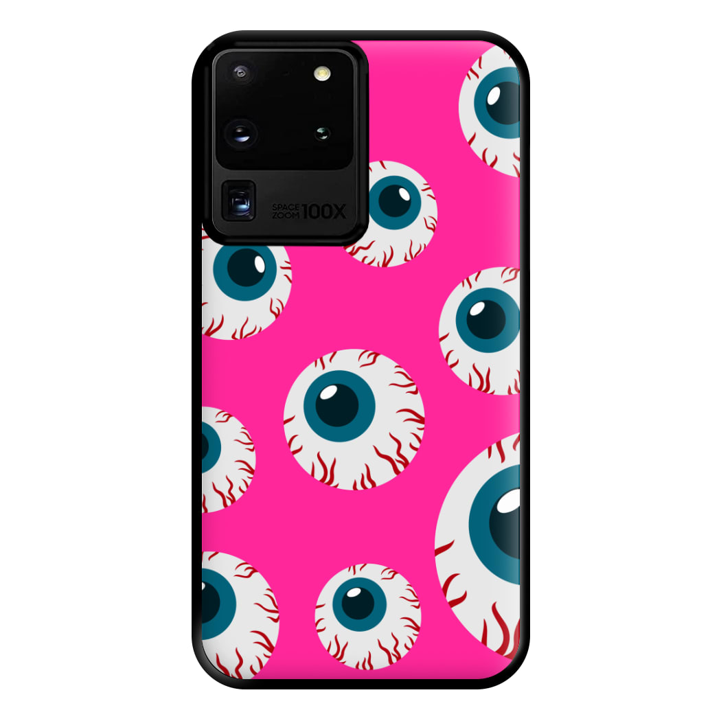 Spooky Eye Pattern Phone Case for Galaxy S20 Ultra