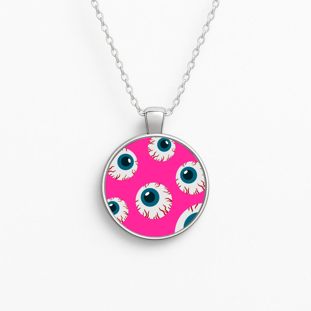 Spooky Eye Pattern Necklace