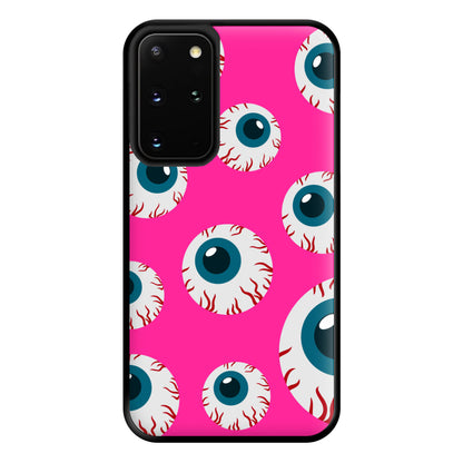 Spooky Eye Pattern Phone Case for Galaxy S20 Plus