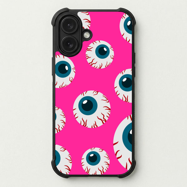 Spooky Eye Pattern Phone Case — Bumper case