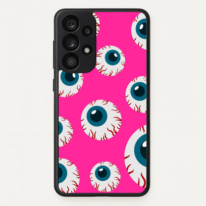 Spooky Eye Pattern Phone Case for Galaxy A33 - HAL-002-A33
