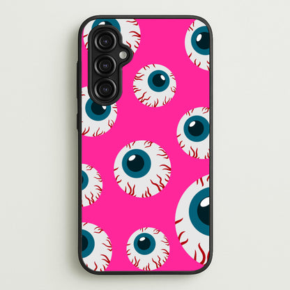 Spooky Eye Pattern Phone Case for Galaxy A14 - HAL-002-A14