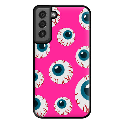 Spooky Eye Pattern Phone Case for Galaxy S21FE