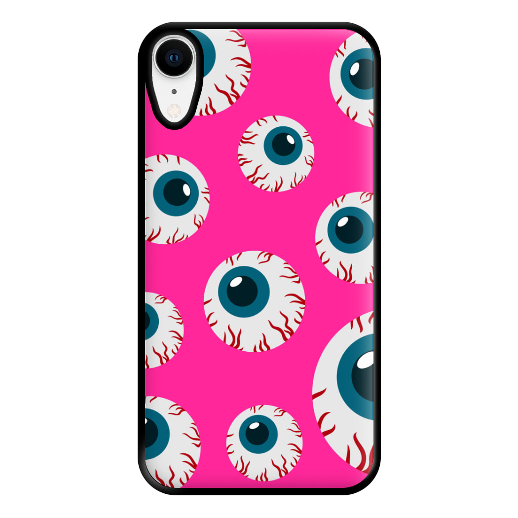 Spooky Eye Pattern Phone Case for iPhone XR