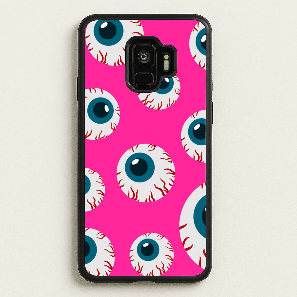 Spooky Eye Pattern Phone Case for Galaxy S9 - HAL-002-S9