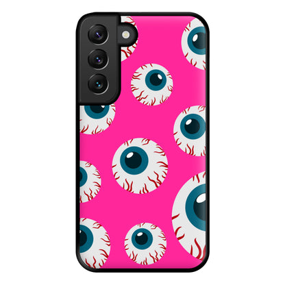 Spooky Eye Pattern Phone Case for Galaxy S22 Plus