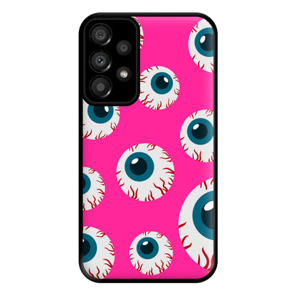 Spooky Eye Pattern Phone Case for Galaxy A33