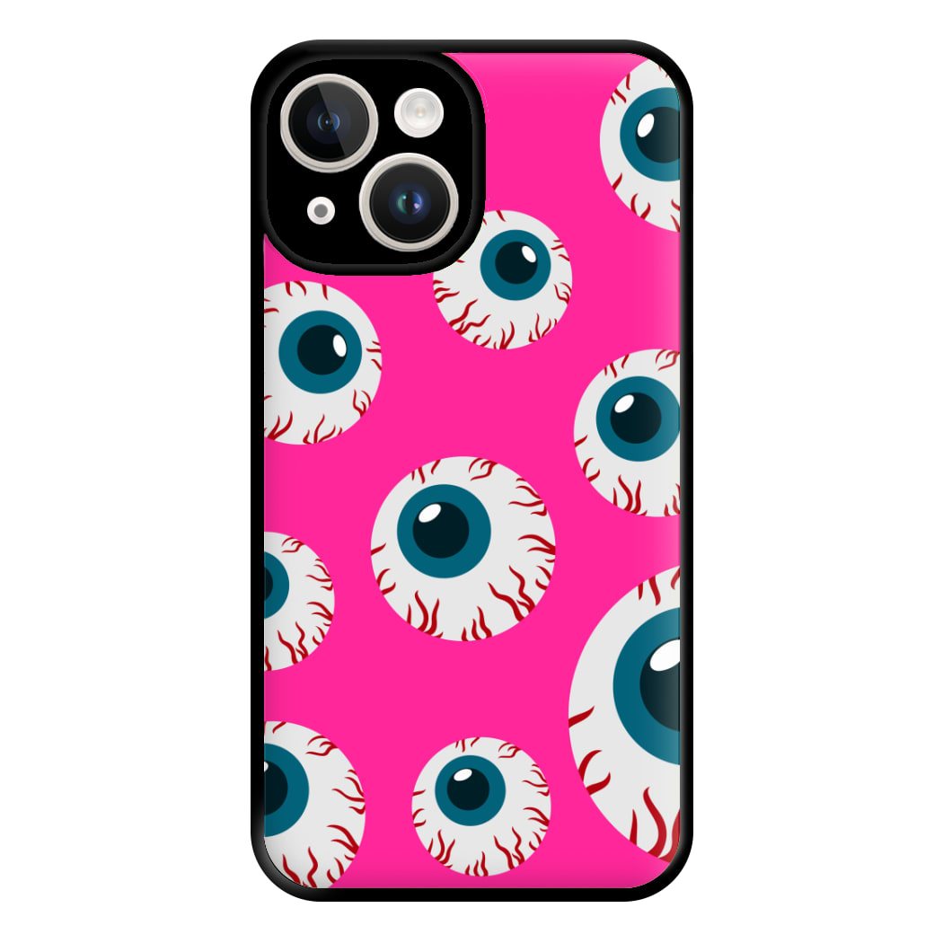 Spooky Eye Pattern Phone Case for iPhone 14